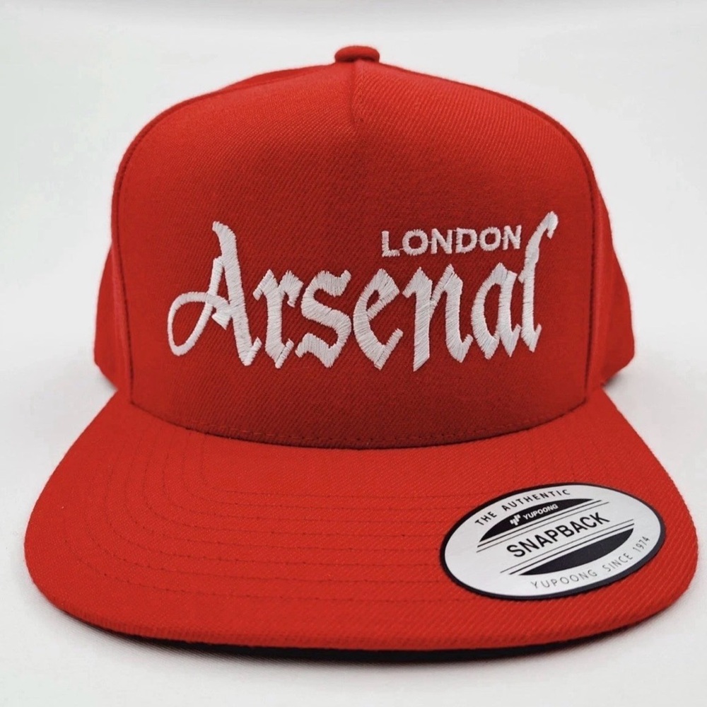 Red Arsenal Snapback Hat